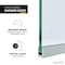 Anzzi Veil 74 in. x 34 in. Frameless Glass Shower Screen Shower Door in Brushed Nickel SD-AZFL06001BN - alternate 3